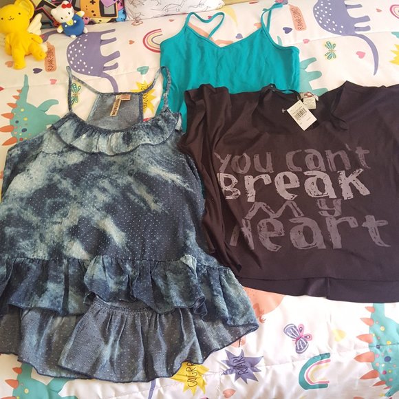 3pcs lot sleeveless shirt relaxed p - Picture 1 of 10